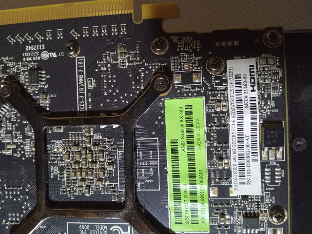 AMD Rx480 8GB in System Components in Gatineau - Image 2