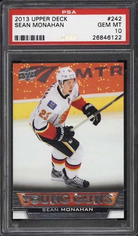 SEAN MONAHAN - 13-14 Young Gun -UNGRADED + BGS9.5, PSA9,10($125) in Arts & Collectibles in City of Halifax - Image 2