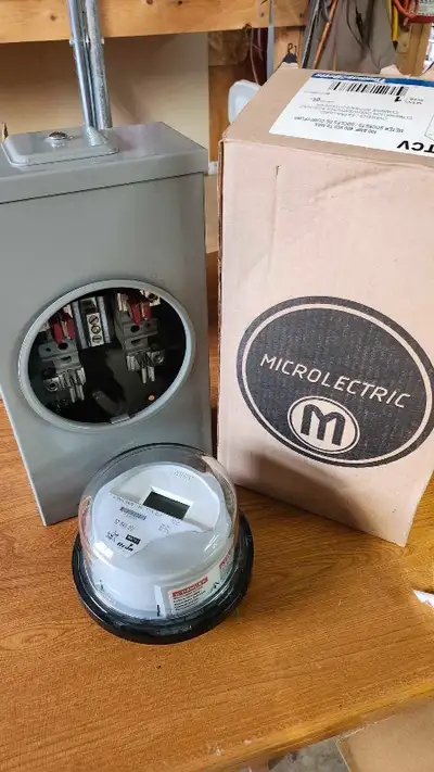 Microlectric Meter socket with Itron Meter, View more