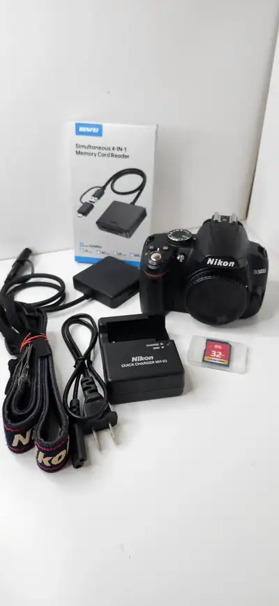 Nikon D3000 Digital Camera (CLA) Body, View more