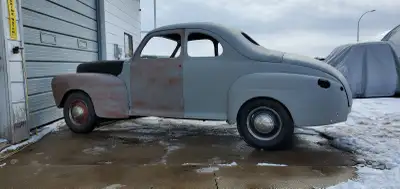 HARD TO FIND 48 FORD BUSINESS COUPE. RUST FREE BEAUTIFUL STRAIGHT BODY! PERFECT ORIGINAL FLOORS, ROO...