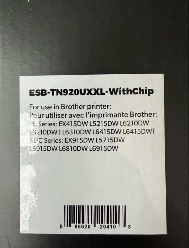 Cartouche de toner TN920UXXL pour imprimante Brother in Printers, Scanners & Fax in Longueuil / South Shore - Image 3