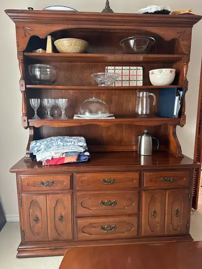 VINTAGE SOLID WOOD HUTCH, View more