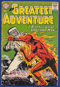 MY GREATEST ADVENTURE #36 (Oct, 1959) "Volcano Man" LOWER GRADE