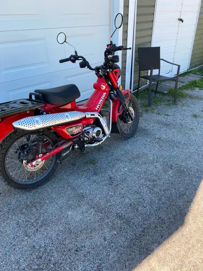 2023 Honda 125 trail for sale $5000.00 garage stored mint shape