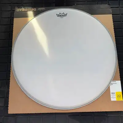Remo 22” Coated Ambassador New In Box Bass Drum Head drums set, View more