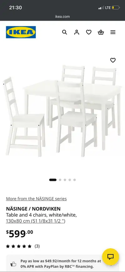BLACK dining set , View more