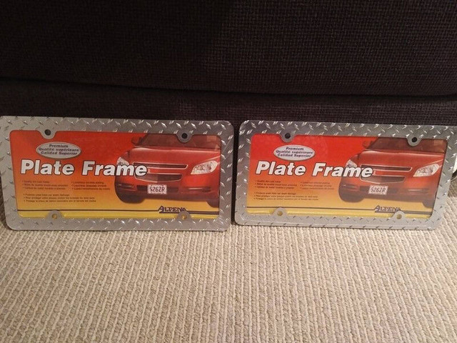 Brand New Die-Cast Metal Vehicle Plate Frames in Other in London