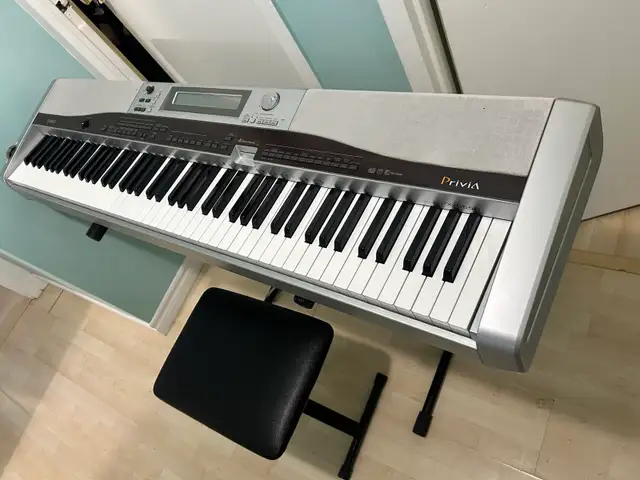Casio Piano 88 weighted keys PX555R w stand/pedal/bench  in Pianos & Keyboards in City of Toronto - Image 3