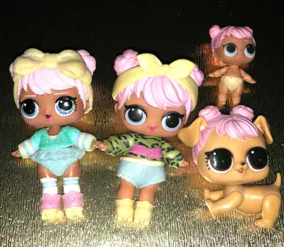 Lol Surprise Dolls Confetti Pop plus Sparkle Family- Dawn & Dusk, View more