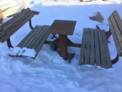 Vintage picnic table. Outdoor furniture. I deliver!, View more
