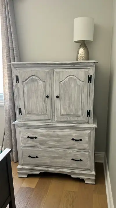 Tall pine dresser, View more