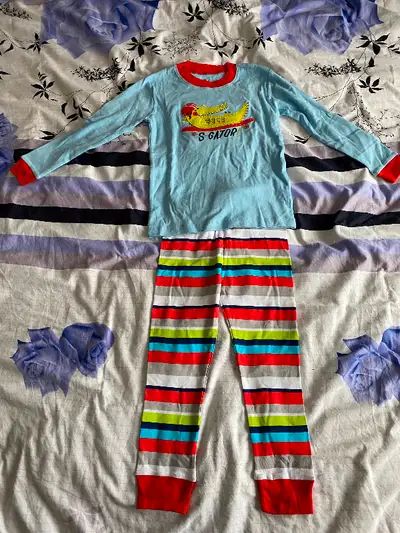 Long sleeve pyjama set- BRAND NEW- size 7, View more