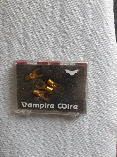 GOLD PLATED SPEAKER WIRE PINS VAMPIRE WIRE, View more