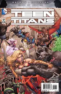 Teen Titans # 17 Regular Cover DC COMICS BATMAN V SUPERMAN VF/NM