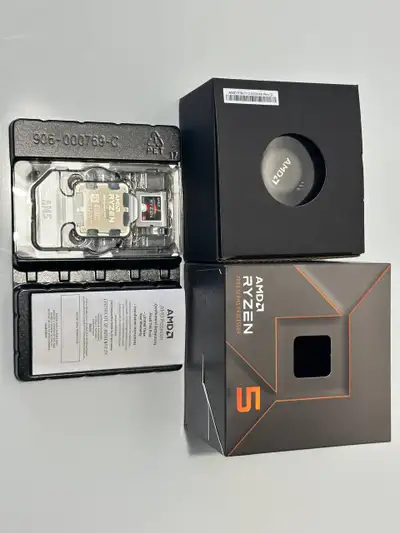 AMD Ryzen™ 5 7600 6-Core, 12-Thread Unlocked Desktop Processor, View more