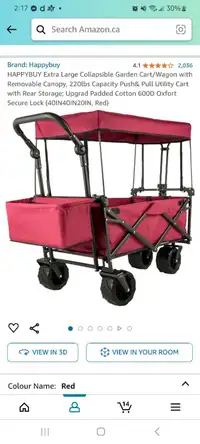 Foldable wagon stroller 