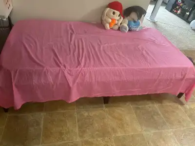 single bed frame and mattress, View more