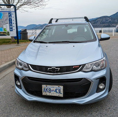 2018 Artic Blue Chevy Sonic