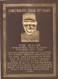 Tom Seaver Cincinnati HOF 8 by 10