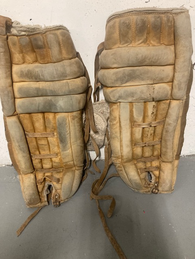 Vintage Cooper Hockey Goalie Pads, View more