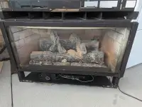 29" Gas fireplace with electric fan 