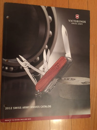 Catalogue couteaux suisse Victorinox 2012