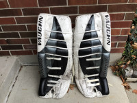 Used Vaughn Vision 35” Goalie Pads