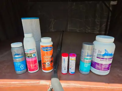 Hot Tub Chemicals and Filter , View more