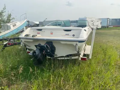 Great Boat. Trailer included. 4.3 Merc with about a 100 hours. No time to use it anymore. Winterized...