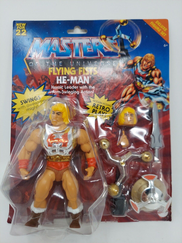 Masters of the Universe Origins MOTU Deluxe Flying Fist Heman in Toys & Games in Markham / York Region