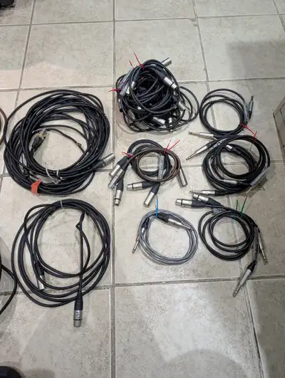 XLR CABLES- VARIOUS, View more