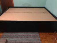 Queen size storage bed