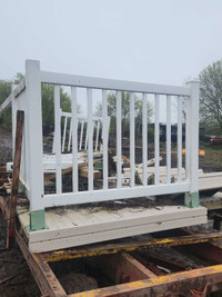 Plastic deck and railing 