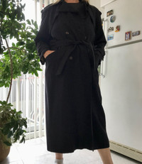 DESIGNER TRENCH COAT/MANTEAU IMPERMÉABLE GEOFFREY BEENE