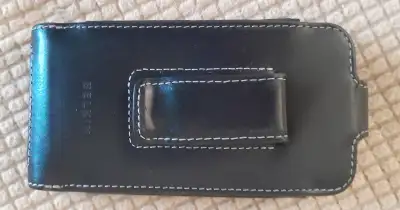 Vintage Belkin Black Leather 2.5" X 4,5" Belt Clip, View more