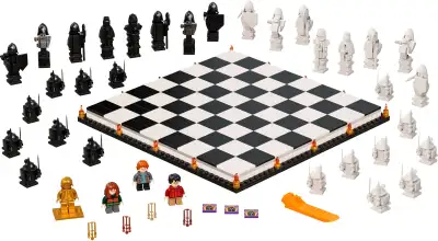 100% Complete Lego Harry Potter Set Item #76392 / 876 Pieces Hogwarts Wizard's Chess - Only the 1st...