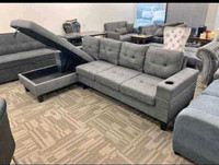 Brand New Storage Sectional Sofa With Free Home Delivery 