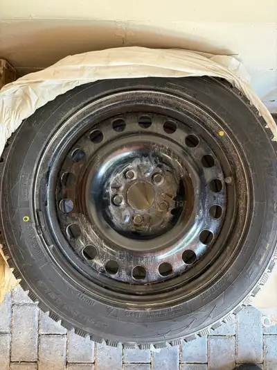 Two wheels (Tires and rims) are brand new. Paid 800 for them (still have receipts) Other two wheels...