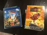 Blu-ray et DVD pour enfant (Disney)