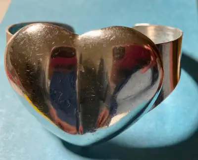 Vintage Sterling Silver 925 Mexico Cuff Bracelet, View more