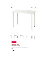 IKEA desk and add on shelf 