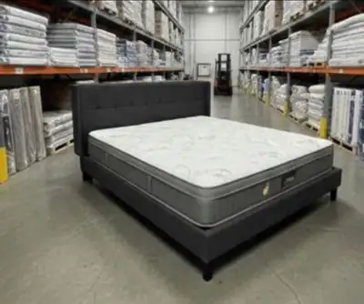 Queen Size Bed With Mattress-Brand New, View more