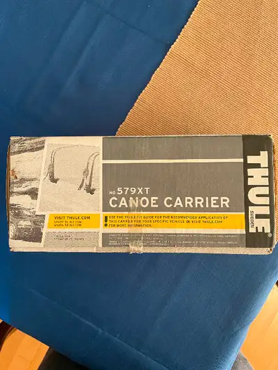 Canoe carrier kit , doesn’t include roof rack , mounts to a Thule square bar rack , comes with two t...