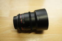 Rokinon 85mm T1.5 Cine Lens EF mount