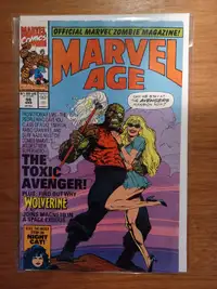 Marvel Age #98. Comic 1991  1st preview, cover of Toxic Avenger