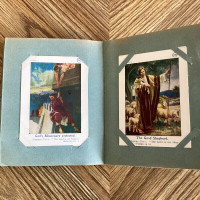 Vintage Religious Pictures / Cards Album