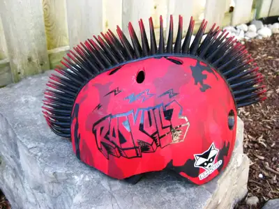 Raskullz Mohawk Kids Bike Skateboard Helmet Size Small Age 5-8, View more