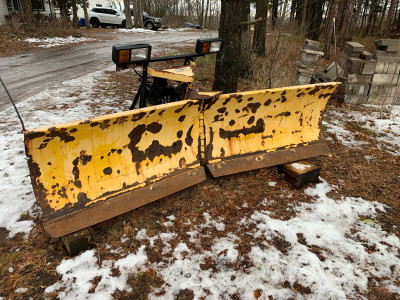 Fisher Snow Plow 8’  V Plow with Controllers and Wiring