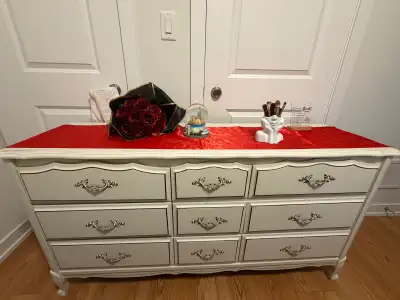 White Nine Drawer Dresser, View more